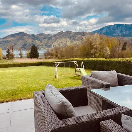 Villa Cataleya - Seehaus Am Attersee - Privater Steg Und Badeplatz - 8 Personen *